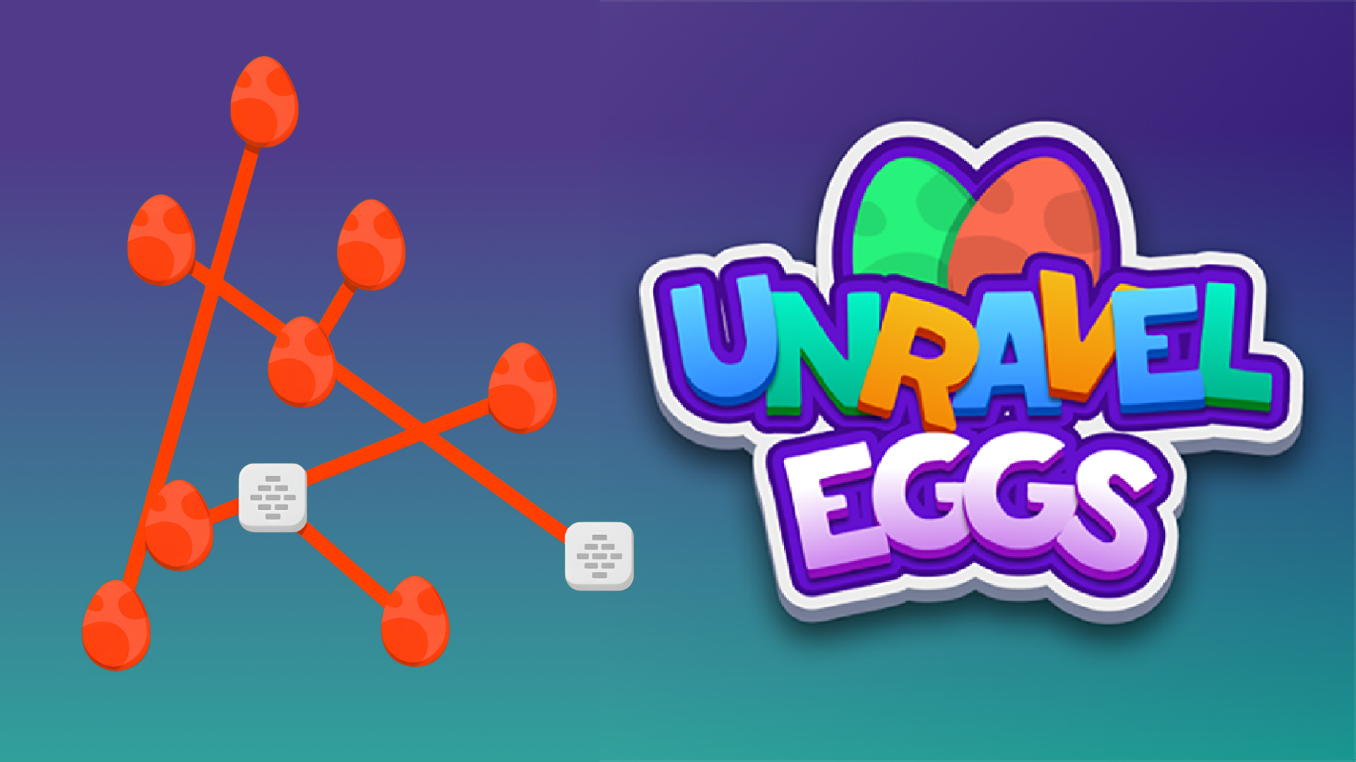 Arte da capa de Unravel Eggs Puzzle