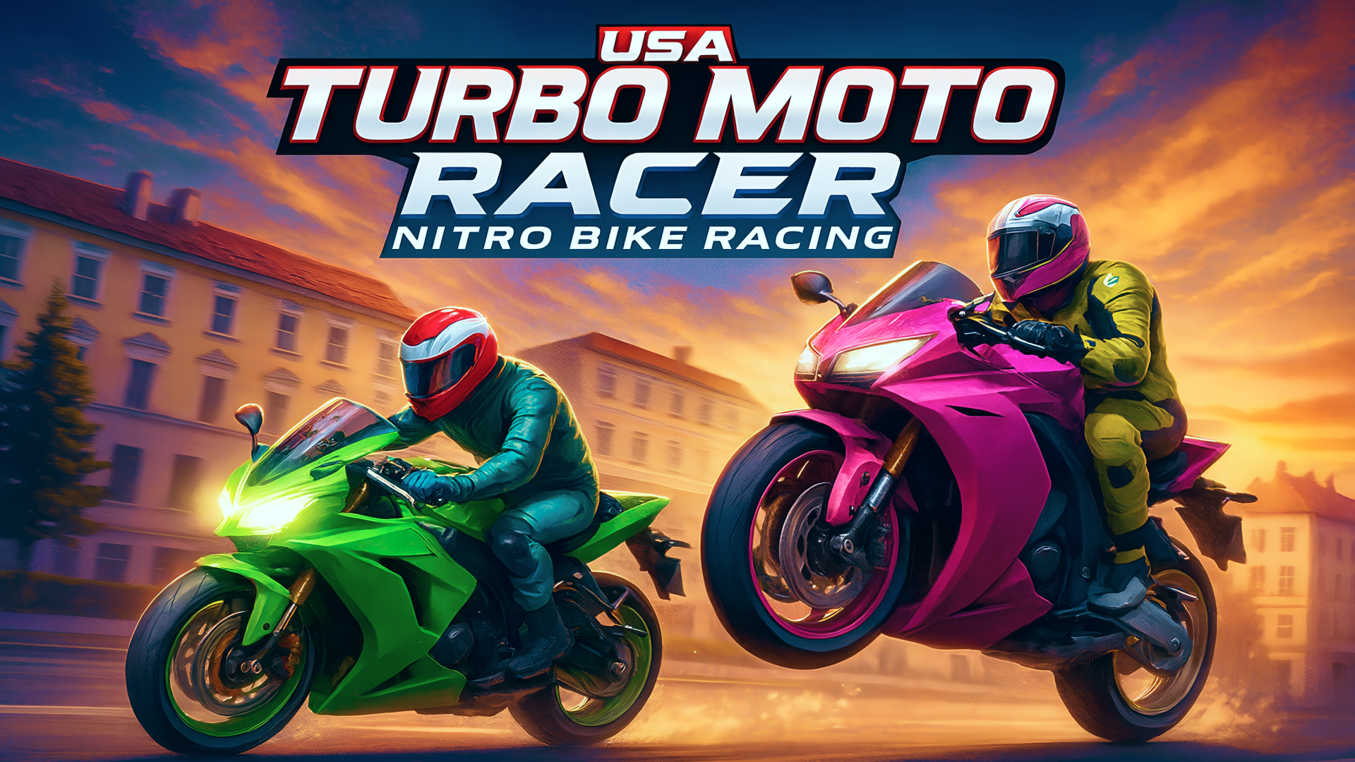 USA Turbo Moto Racer: Nitro Bike Racing