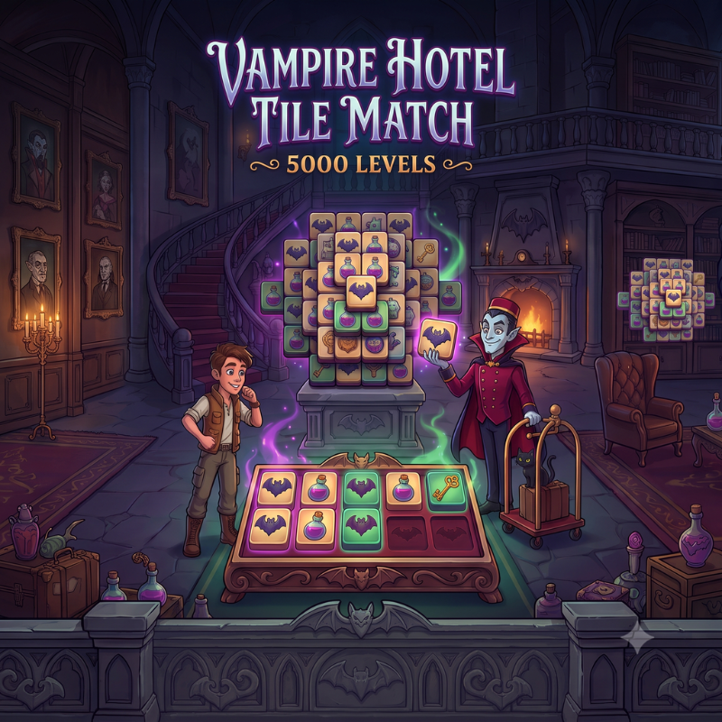 Vampire Hotel: Tile Match