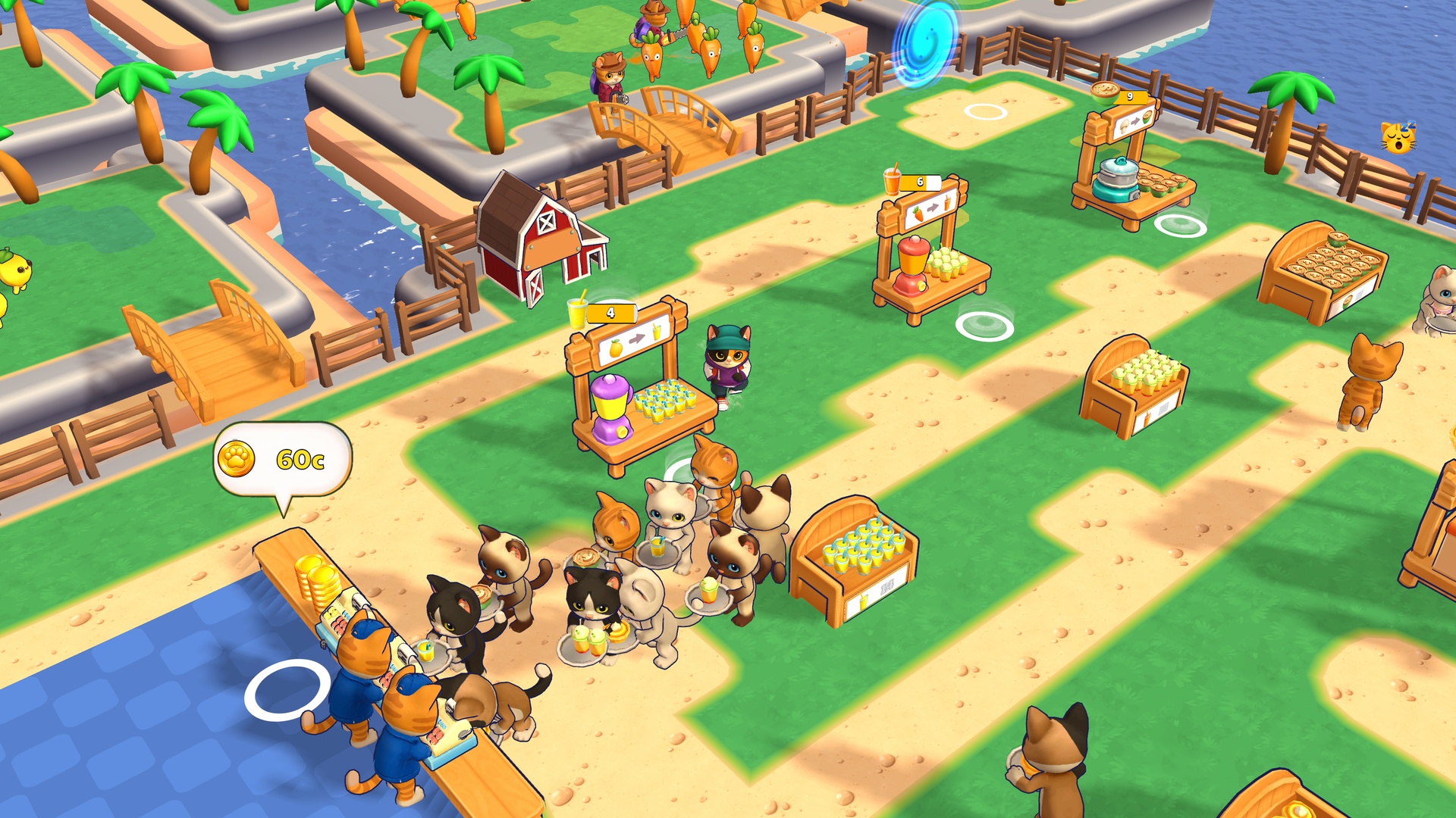 Veggie Cats: Idle Farm Tycoon screenshot 2