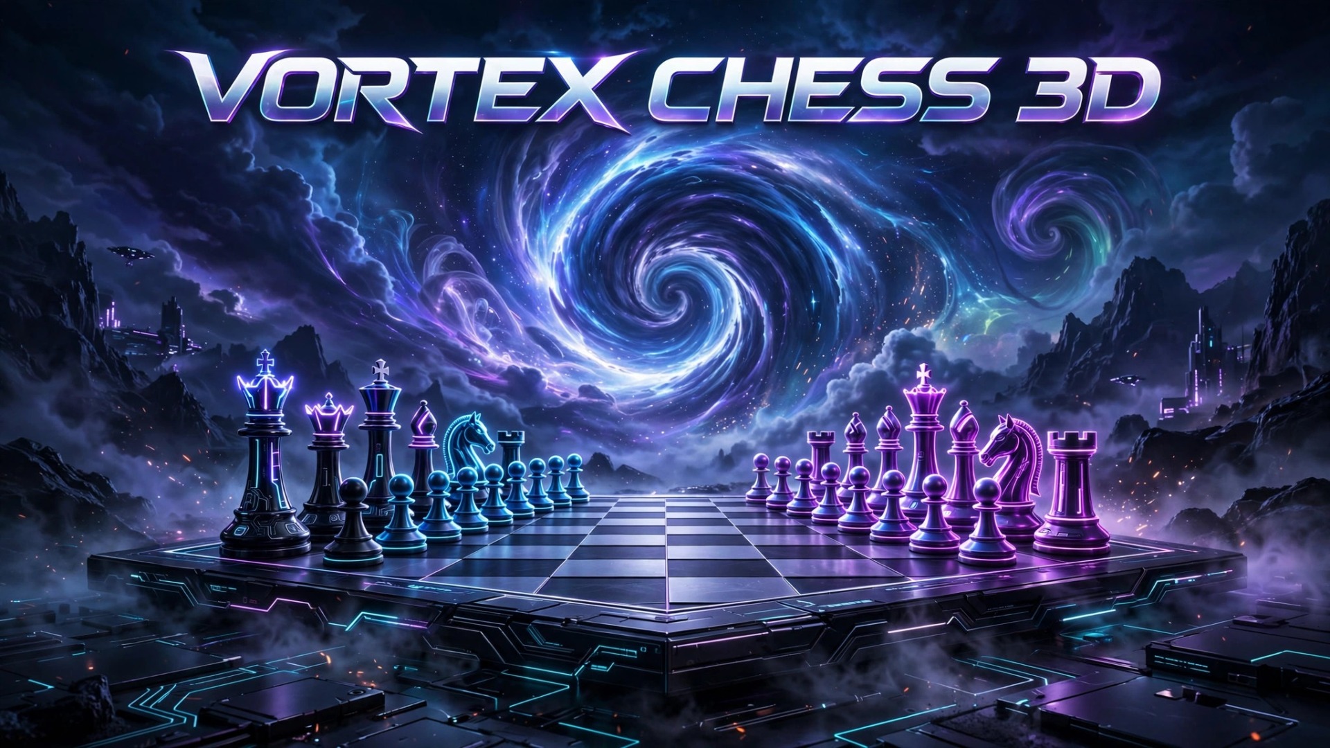 Arte da capa de Vortex Chess 3D