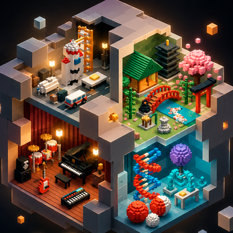 Voxel Atelier - Arcade puzzle game thumbnail