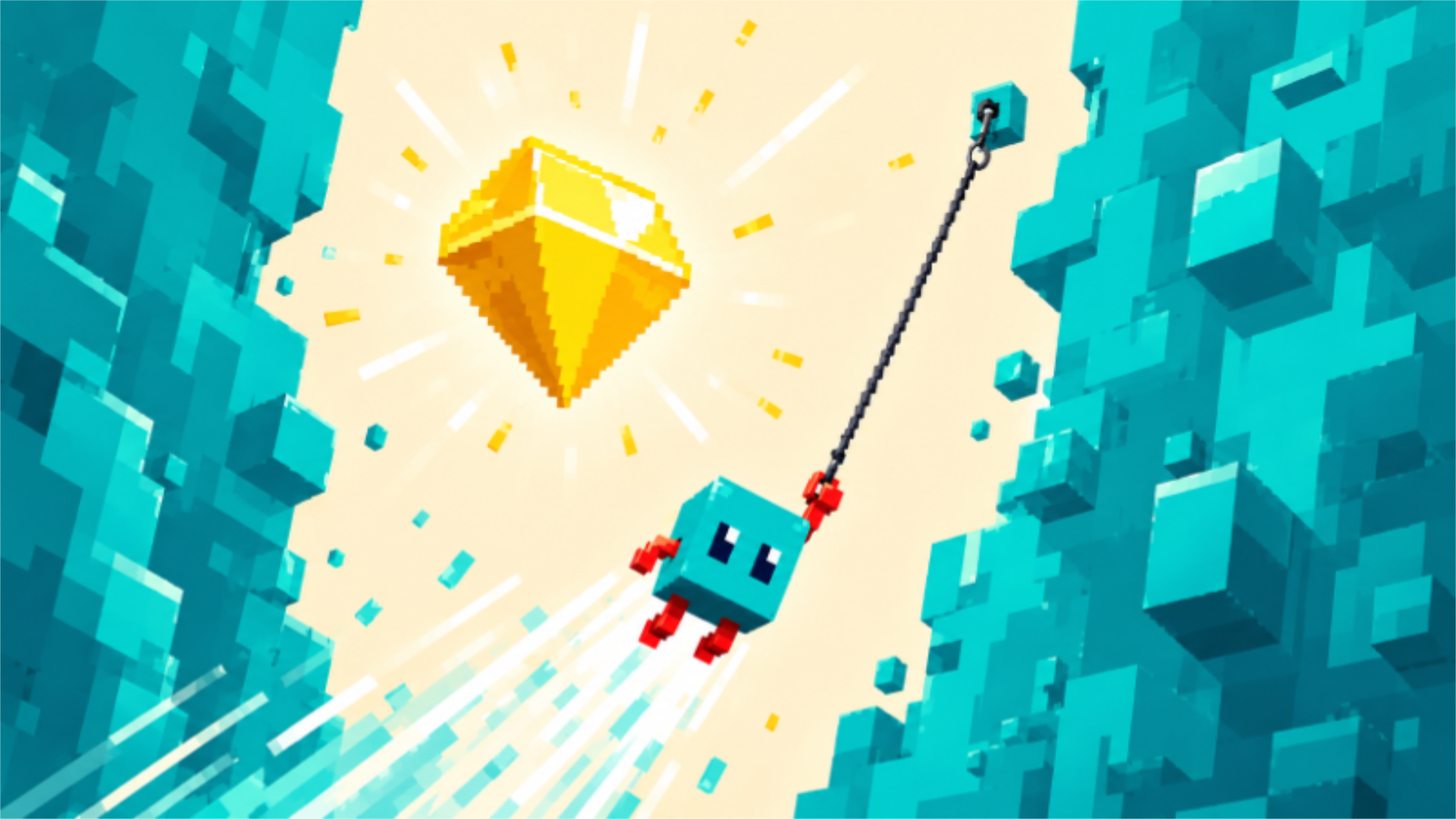 Arte da capa de Wall Grapple: Endless Climb