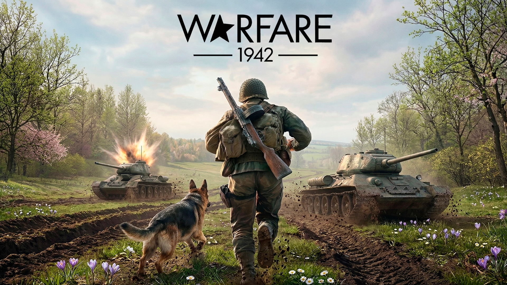Arte da capa de Warfare 1942