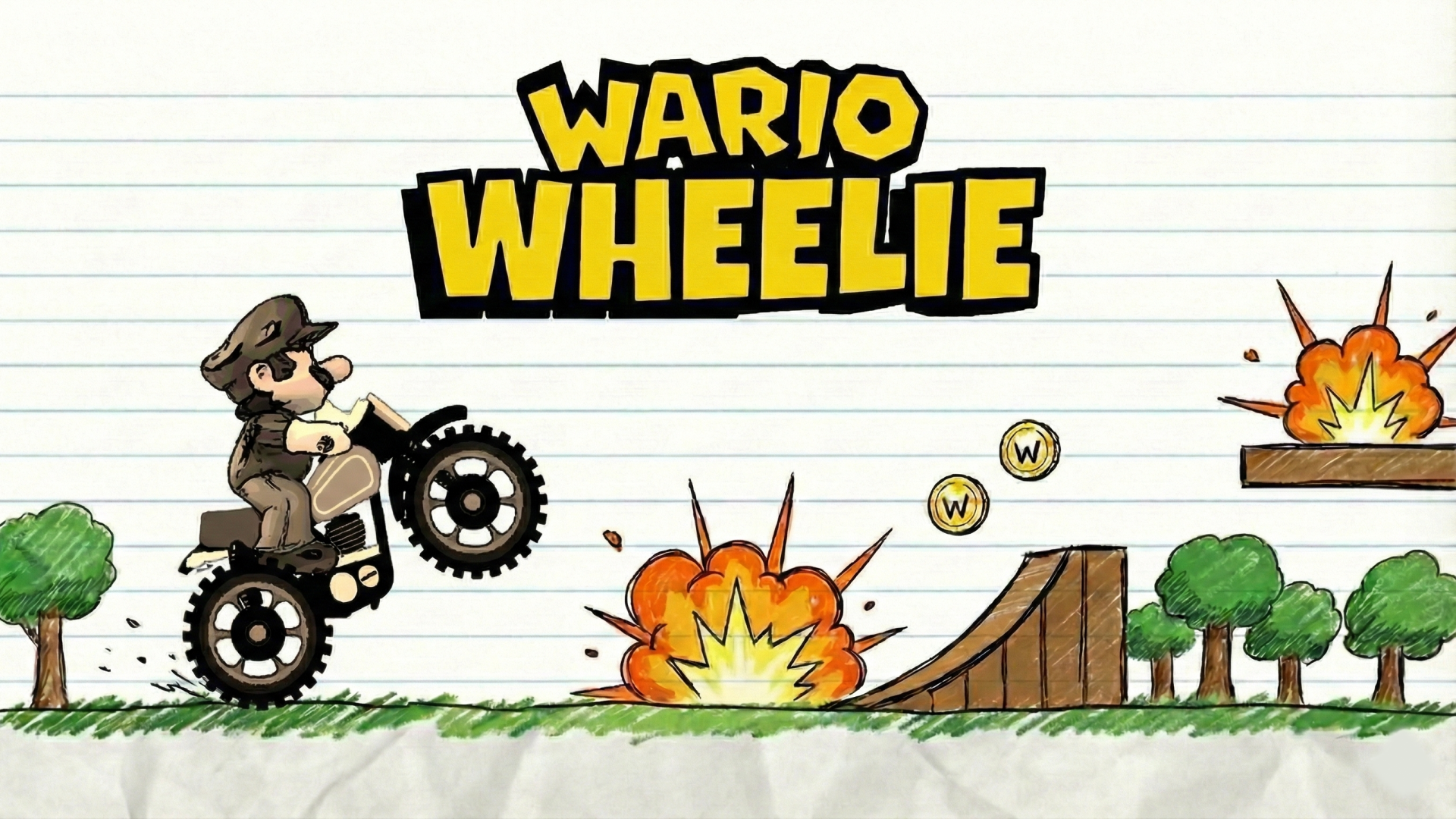 Wario Wheelie cover art