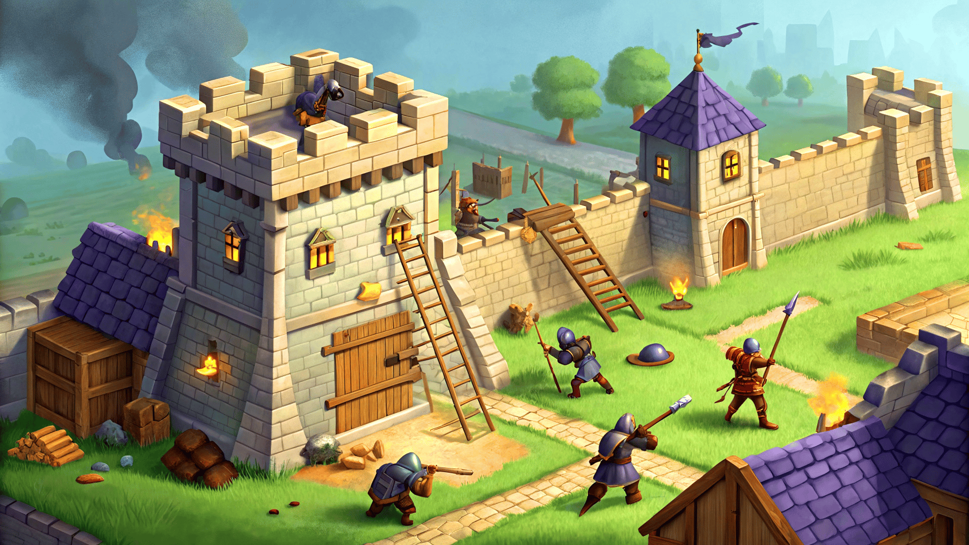 Imagen de portada de Warlock King - Castle Defense