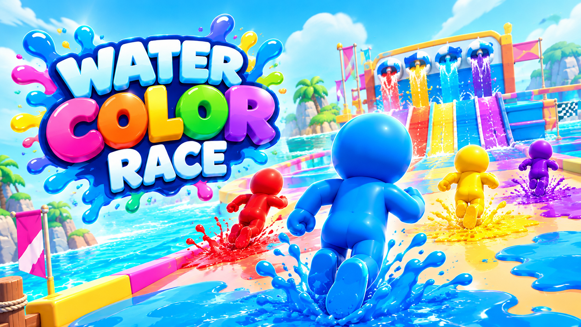 Okładka Water Color Race: Splash to Win