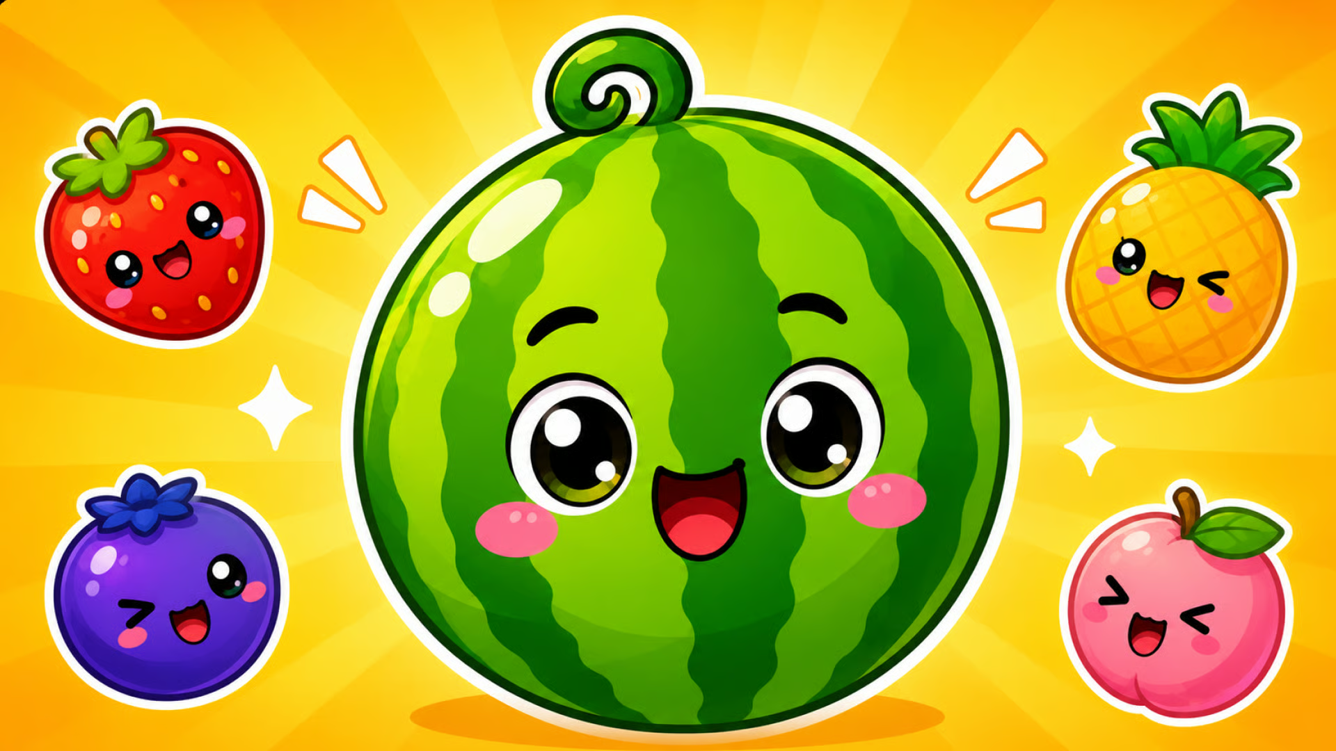 Watermelon Fruit Merge Saga cover art