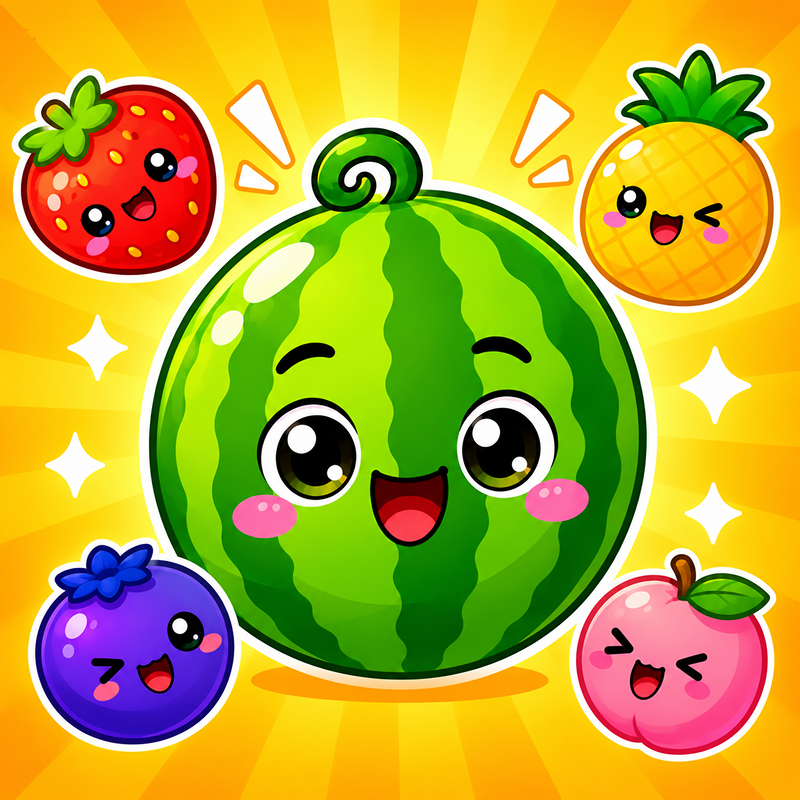 Watermelon Fruit Merge Saga