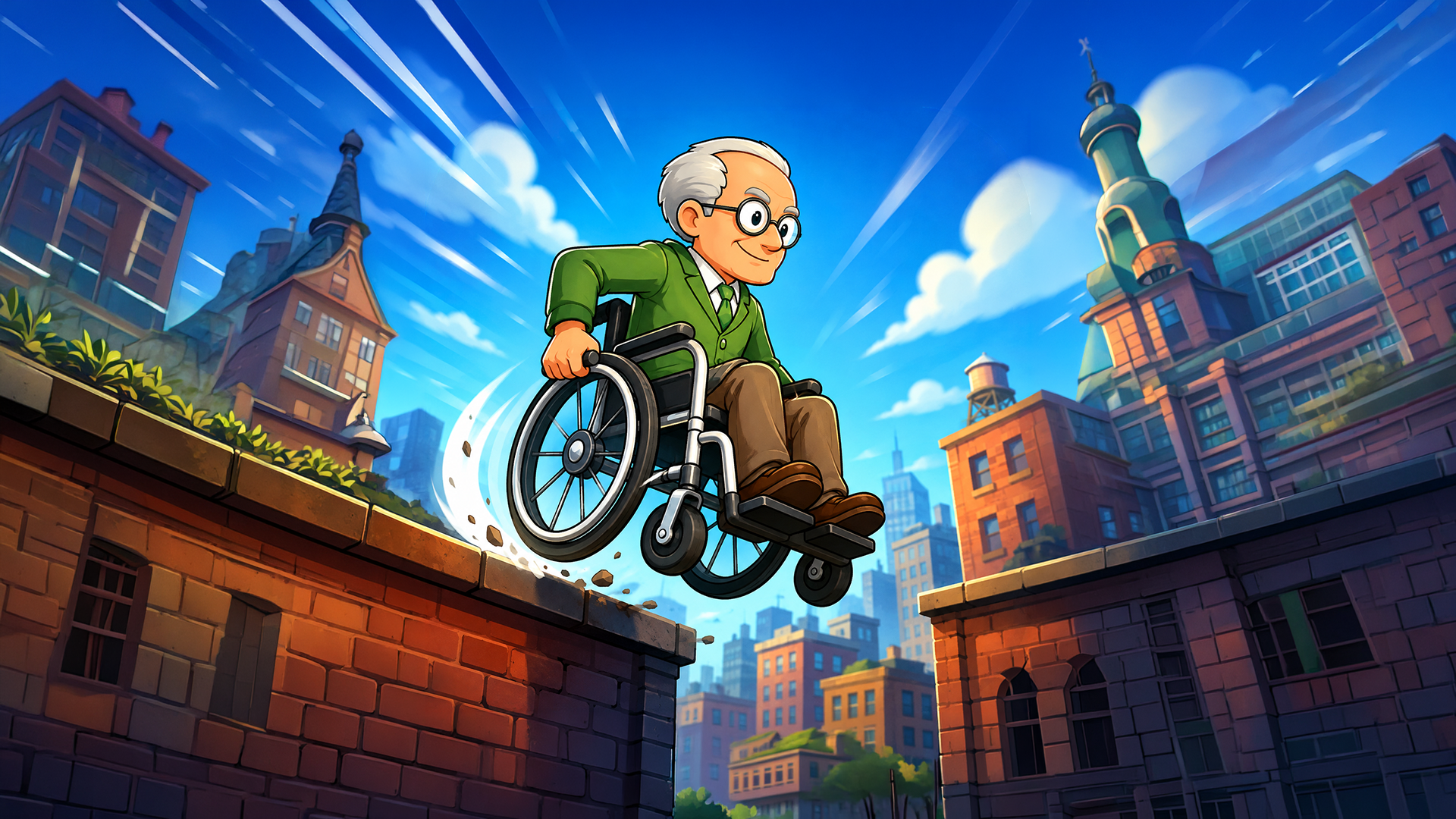 Arte da capa de Wheelchair parkour: No limits
