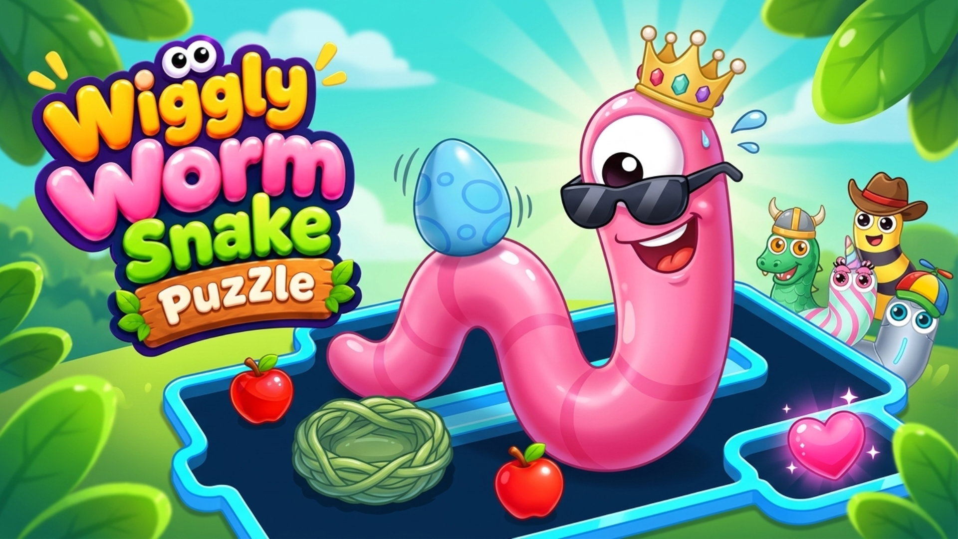 Wiggly Worm Snake Puzzle