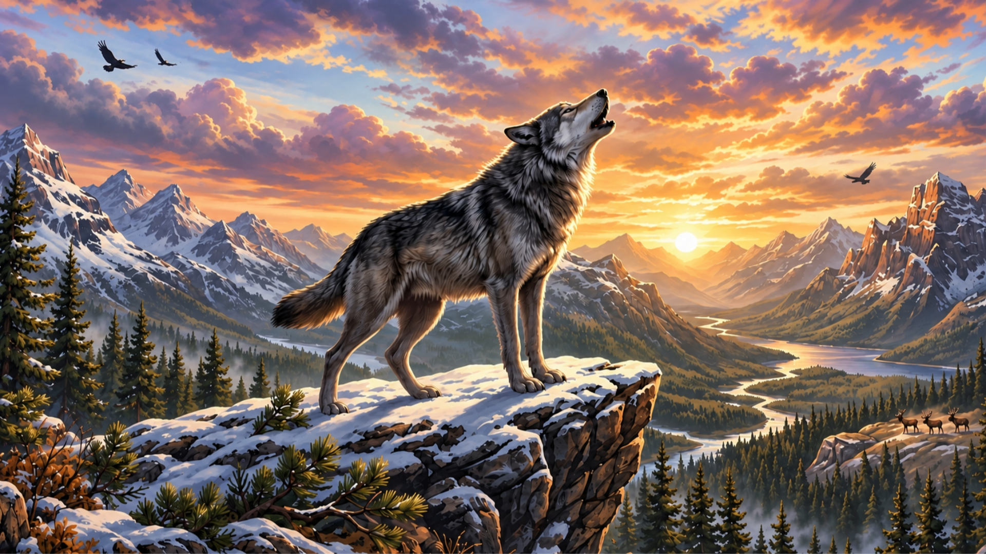 Copertina di Wild Wolf Simulator Animal Games