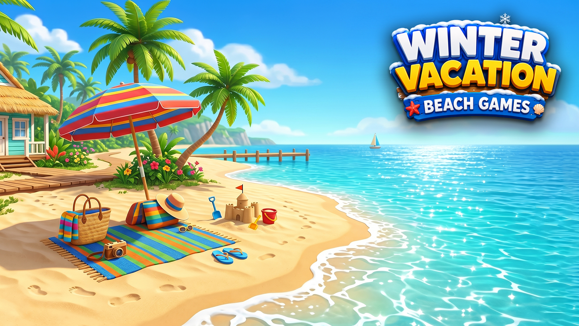 Winter Vacation Beach Games