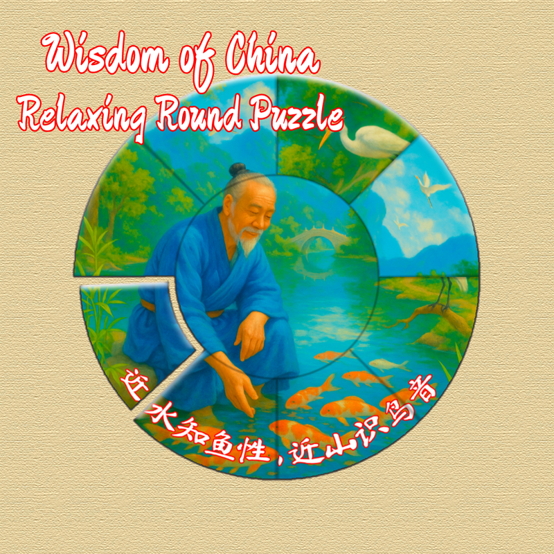 Wisdom of China — Relaxing Round Puzzle