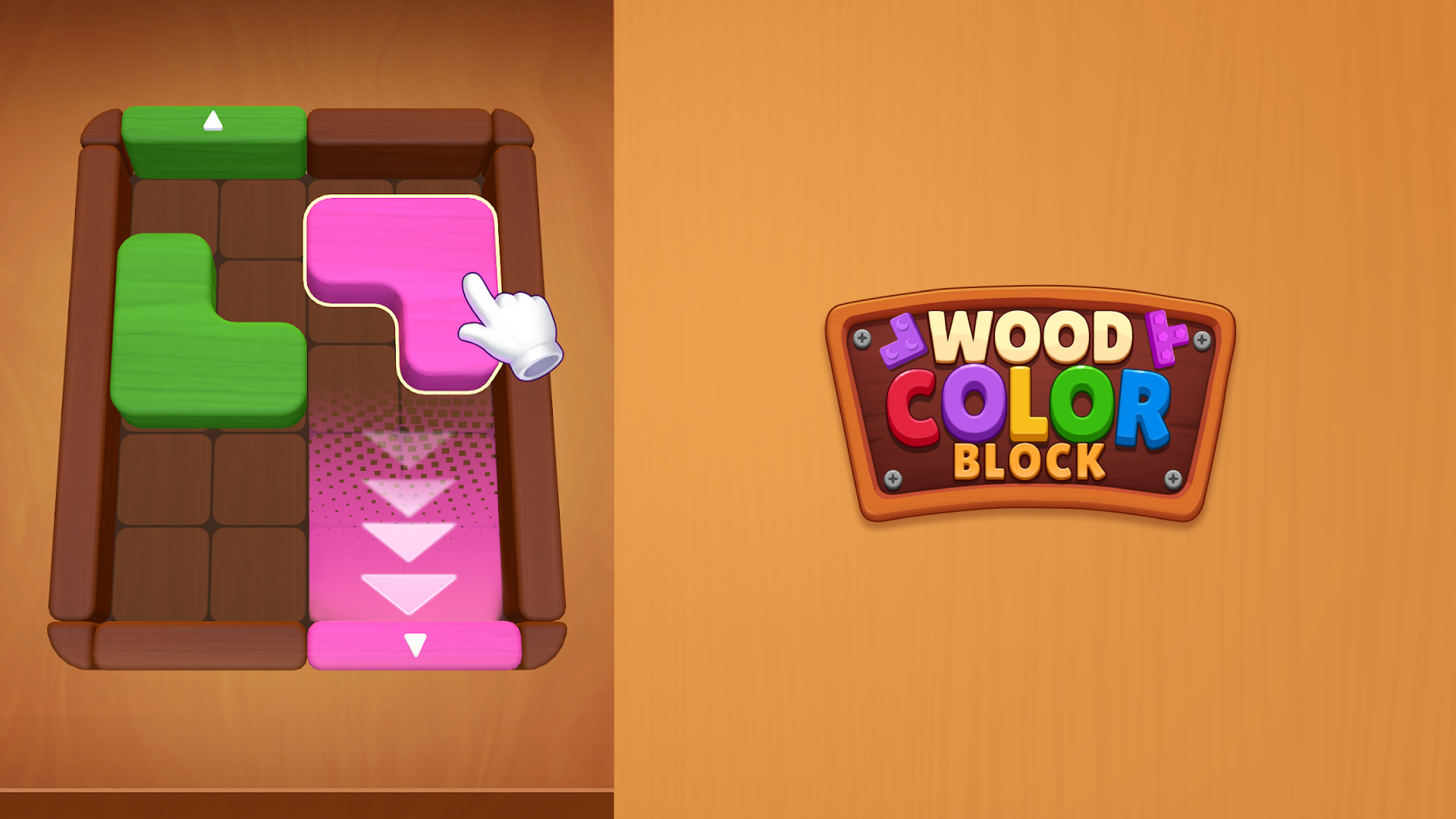 Wood Color Block kapak resmi