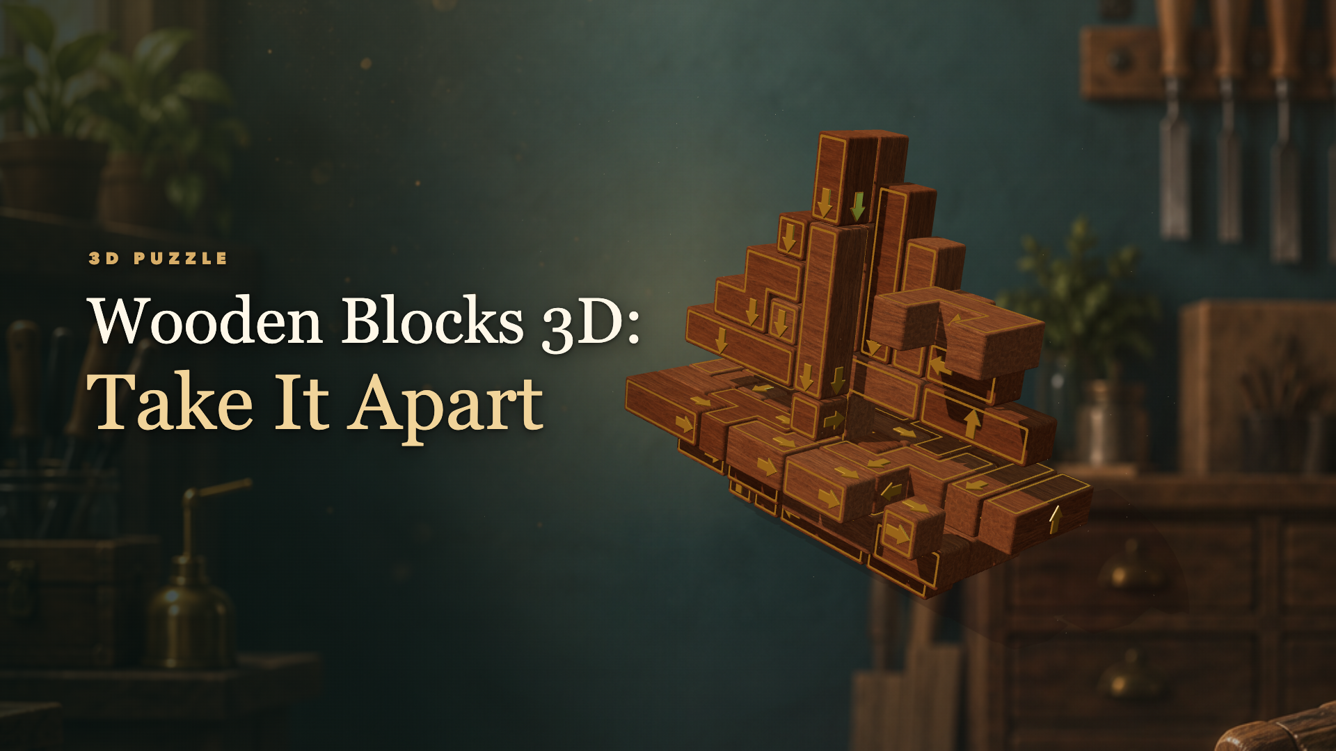 Wooden Blocks 3D: Take It Apart cover art
