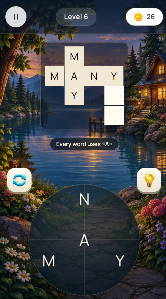 Words from Letters: Cozy Crosswords screenshot 2
