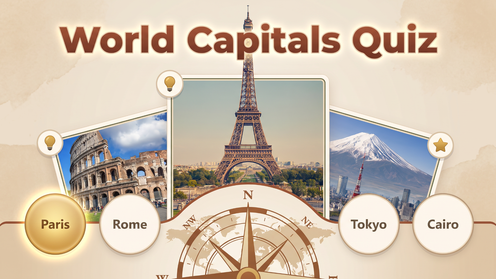 World Capitals Quiz