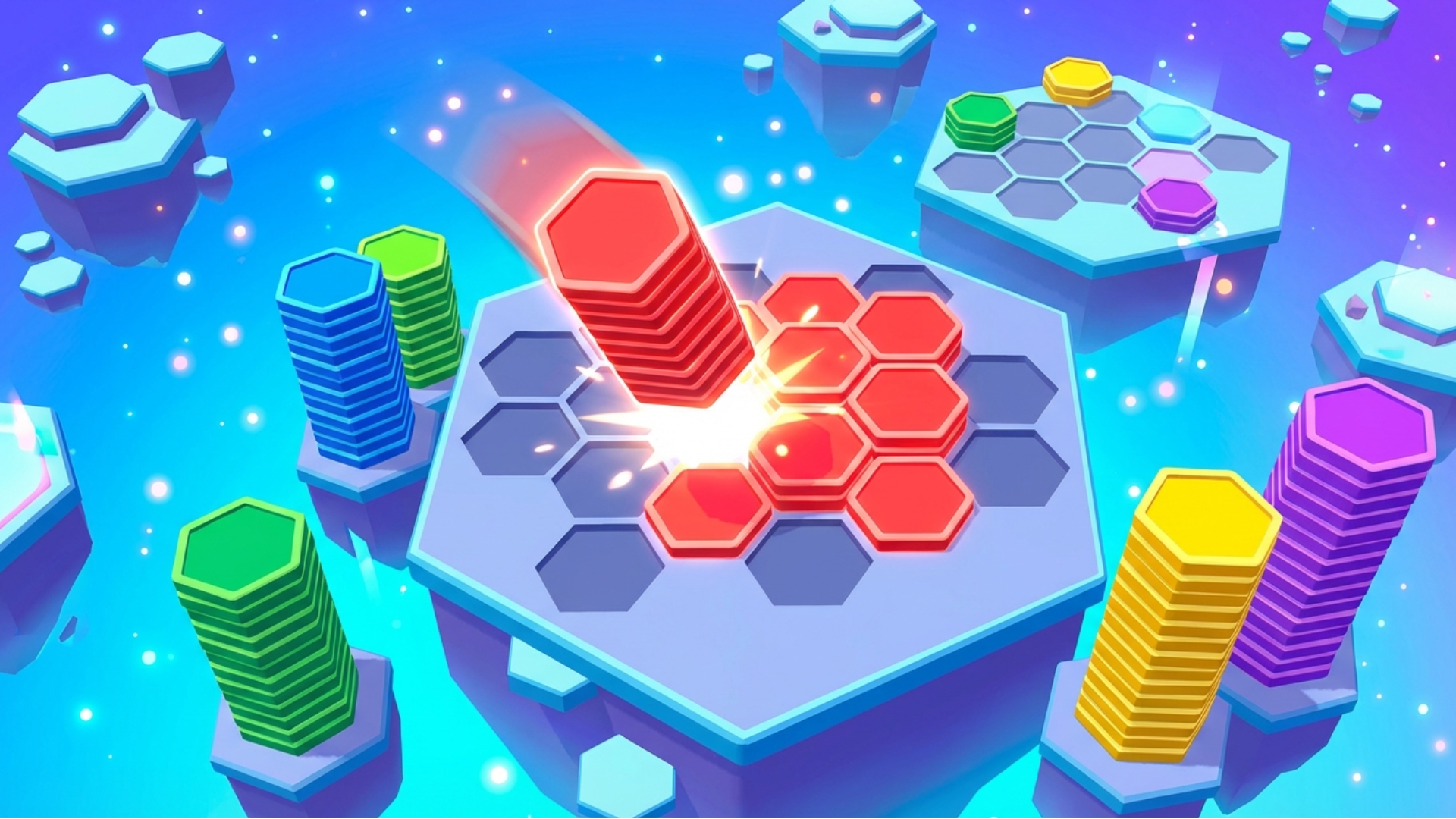 Arte da capa de Zen Hexa: Color Sort