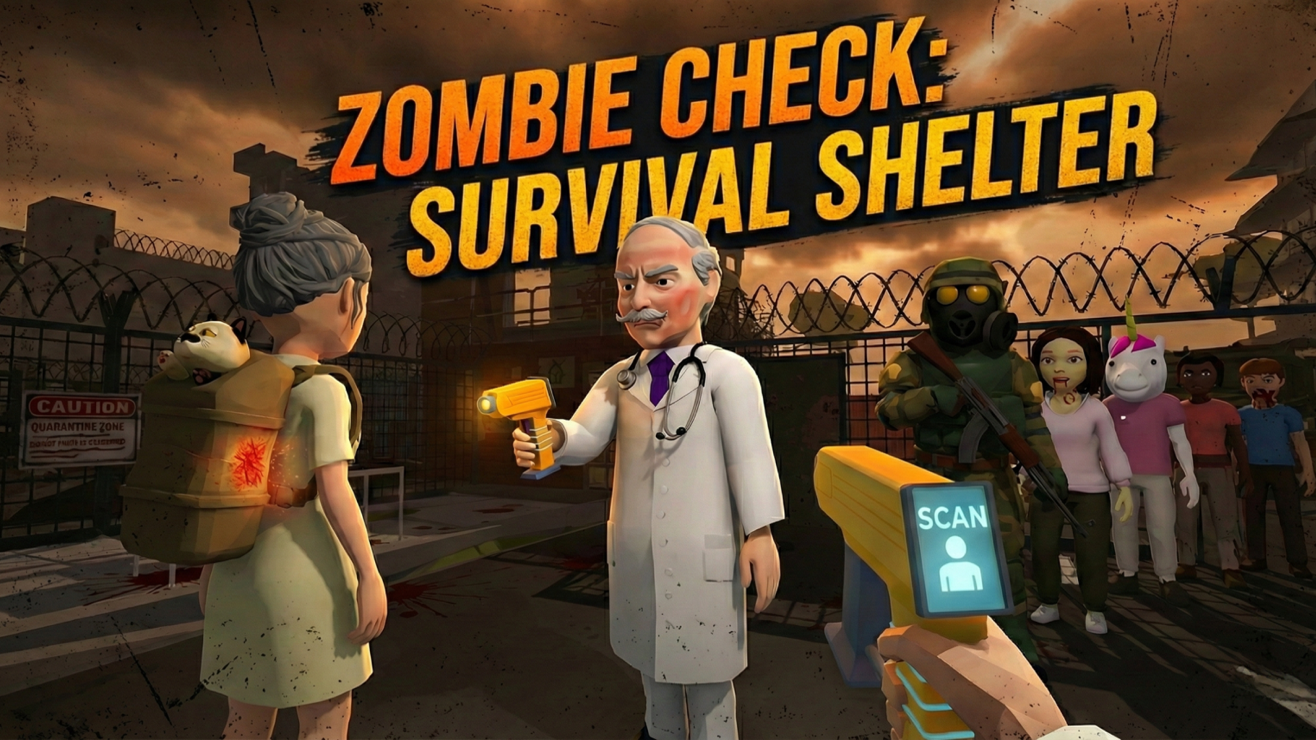 Zombie Check: Survival Shelter game artwork