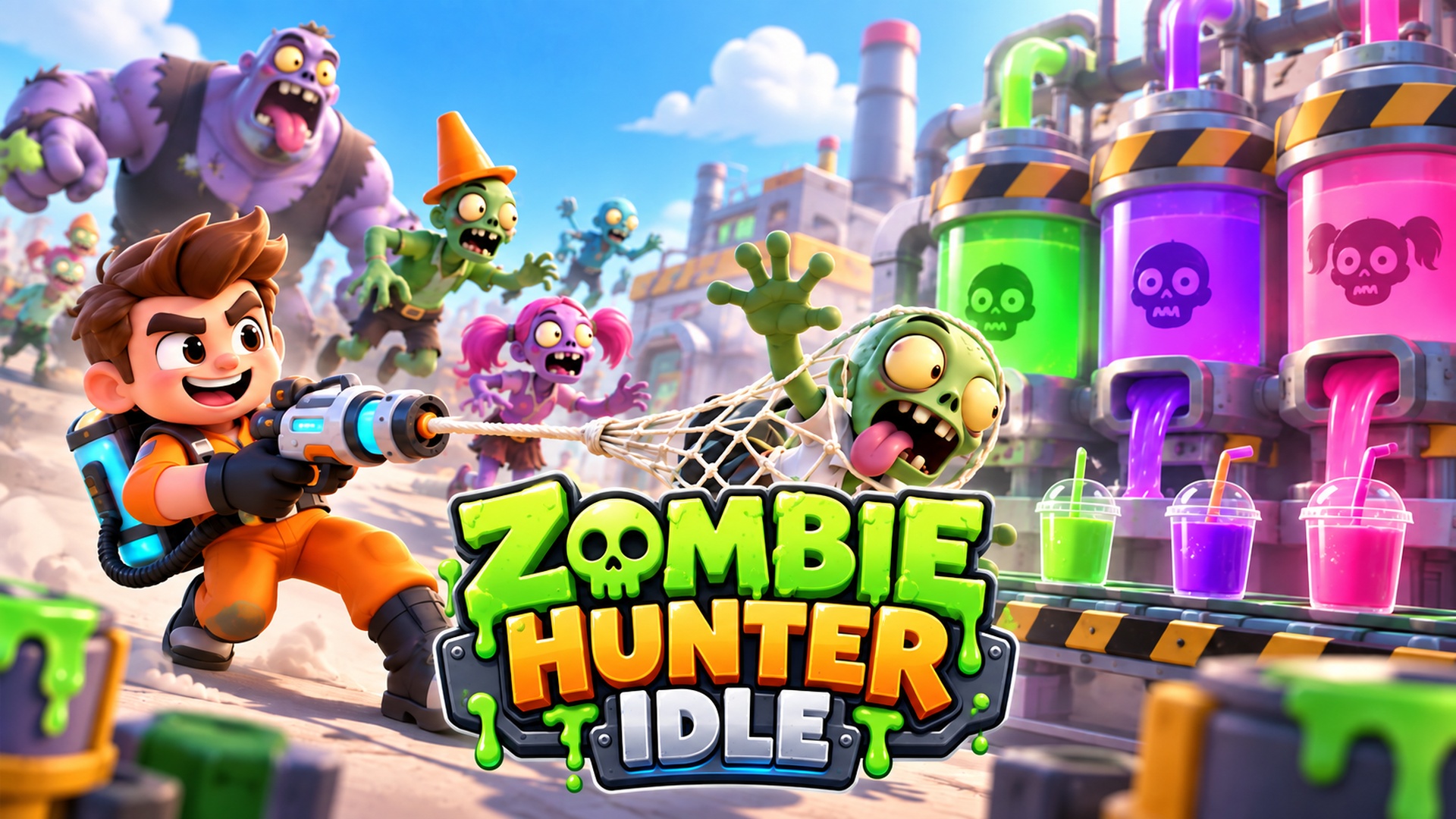 Arte da capa de Zombie Hunter Idle