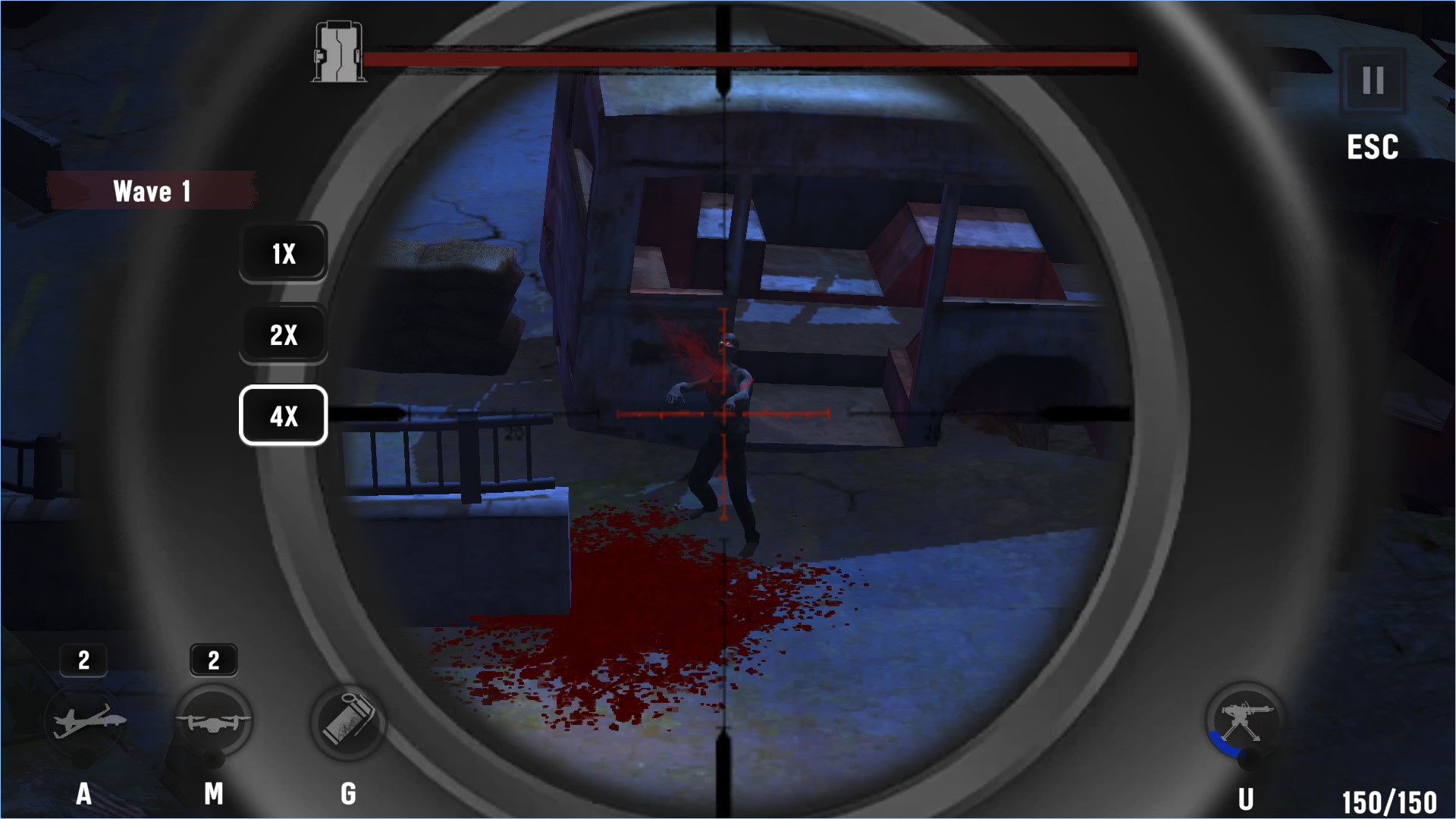 Zombie Sniper Hero screenshot 1