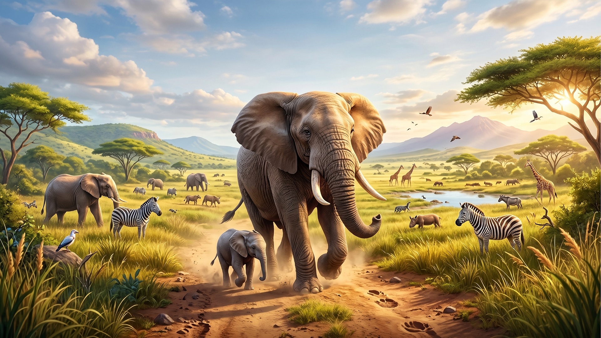 Zoo Elephant Simulator City Attack