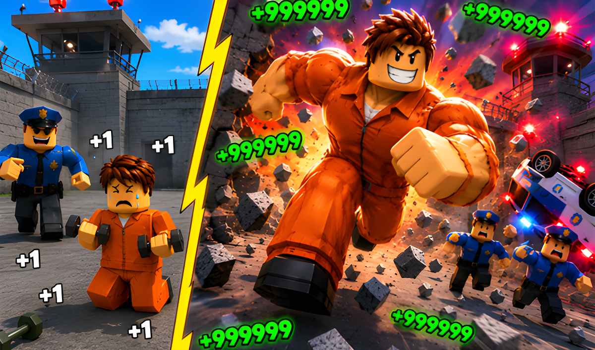 +1 Strength! Prison Escape! cover art
