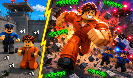 +1 Strength! Prison Escape!