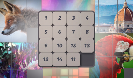15 Puzzle: Pictures