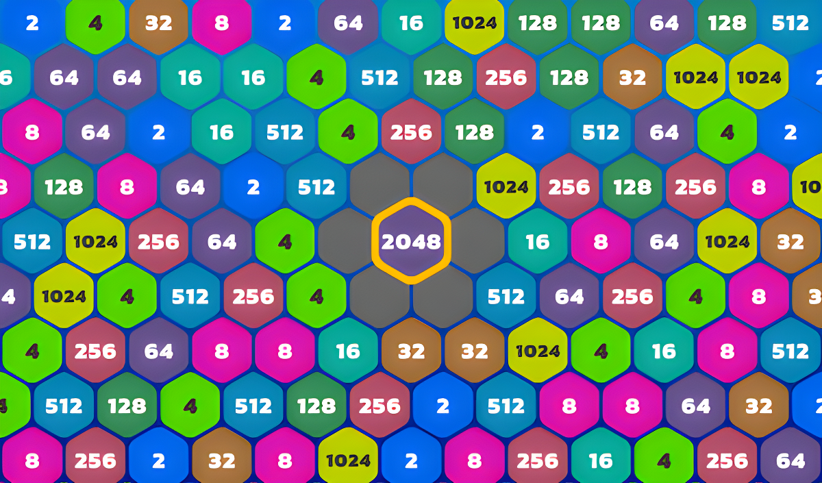 2048 HEX Block
