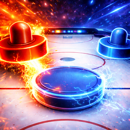 2D Air Hockey: New Modes and Difficulty!