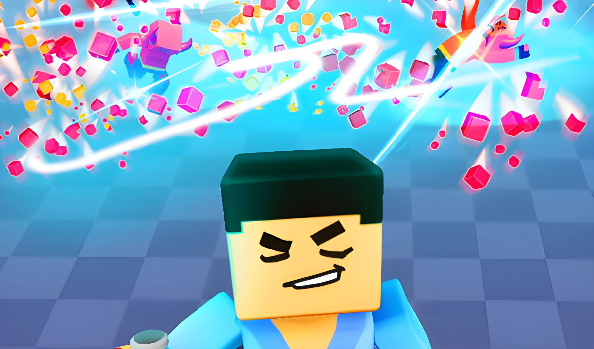 3D Block Gladiator: Sword Draw