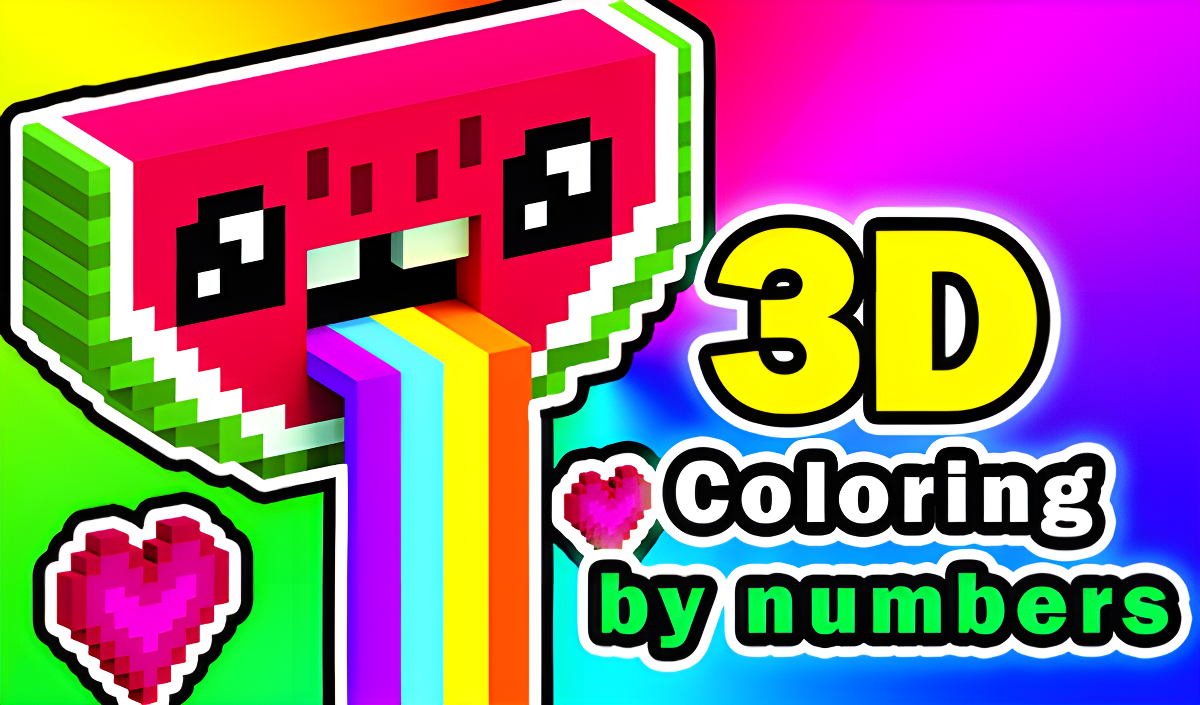 3D Сoloring by numbers cover art
