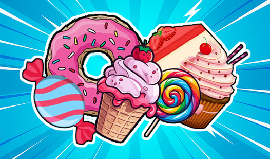 A delicious fusion of sweets 2048
