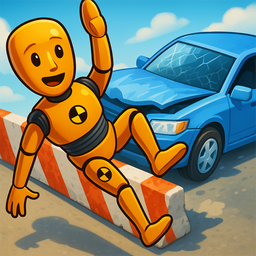 Airbags and Ragdoll dummies in cars