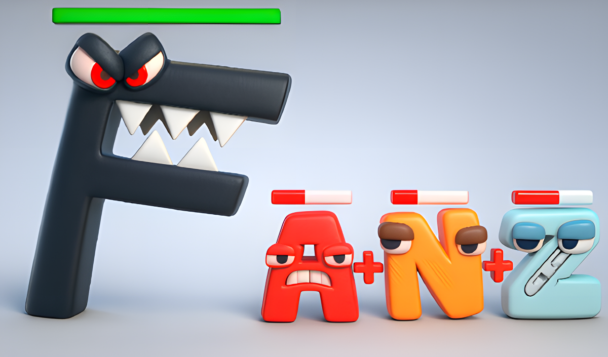 Alphabet Merge and Fight cover art