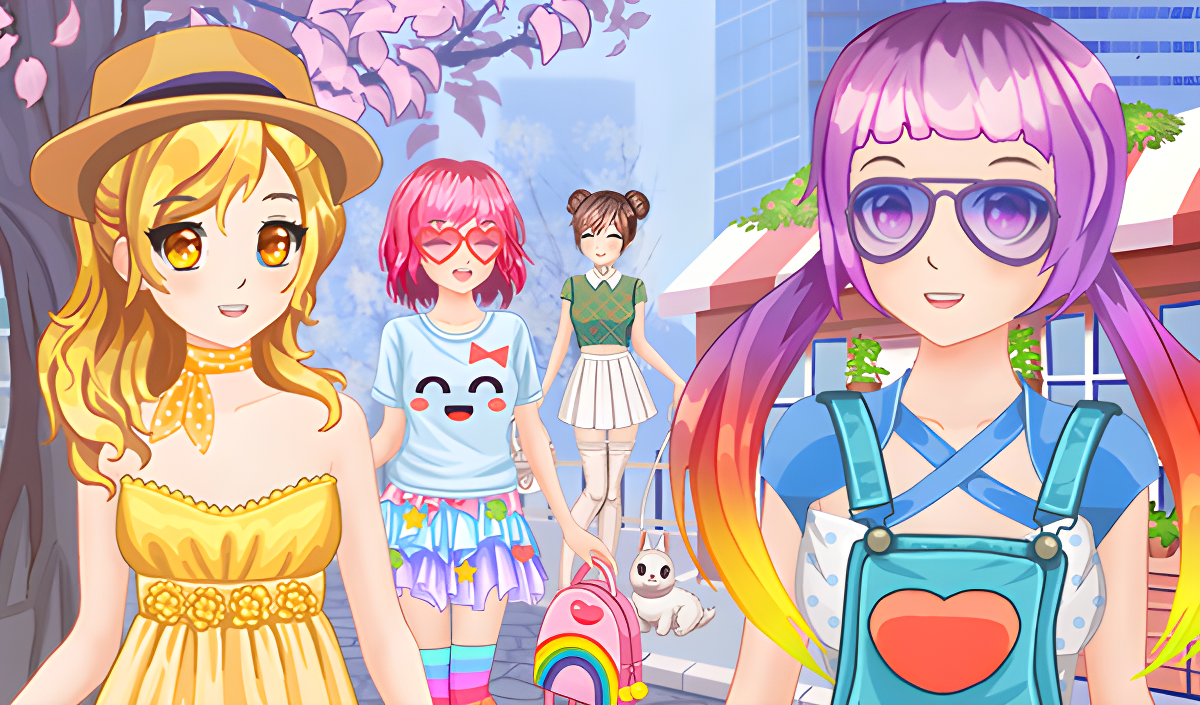 Okładka Anime Kawaii Dress Up