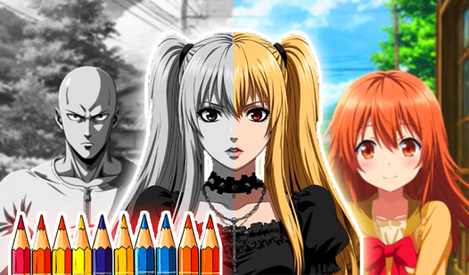 Anime: Paint by Numbers
