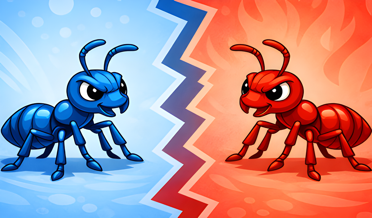 Ants vs anthills cover art
