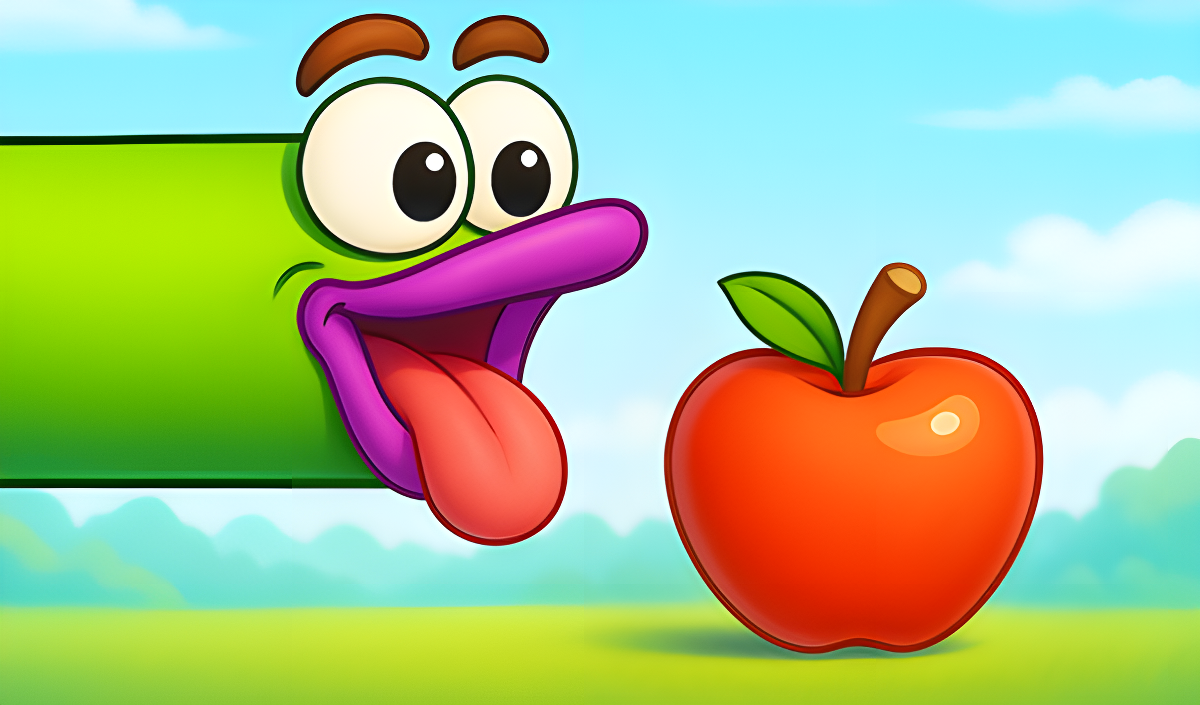 Copertina di Apple Worm - Greedy Puzzle Snake
