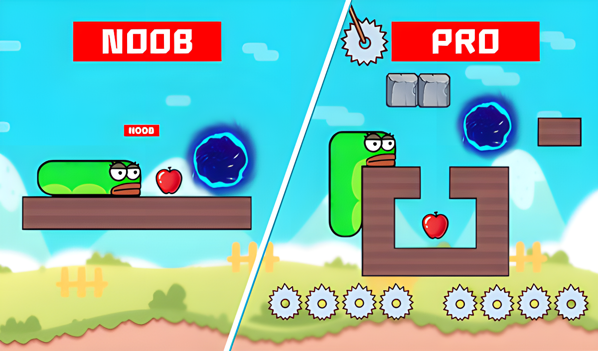 Gambar sampul Apple Worm - Snake Puzzle