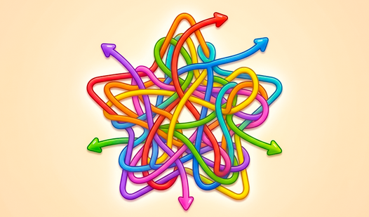 Arrow! Untangle the Yarn Ball