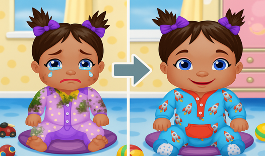 Babysitter Simulator: Soothe the Baby