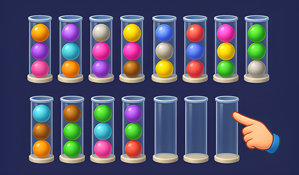 Okładka Ball Sort Puzzle: Color Tubes