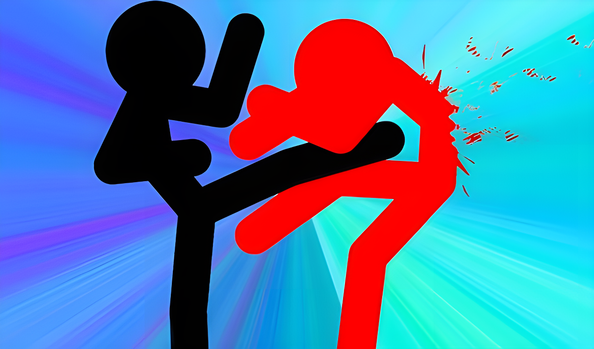 Battle of the sticks. Dragon Fight