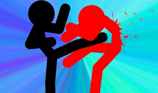 Battle of the sticks. Dragon Fight