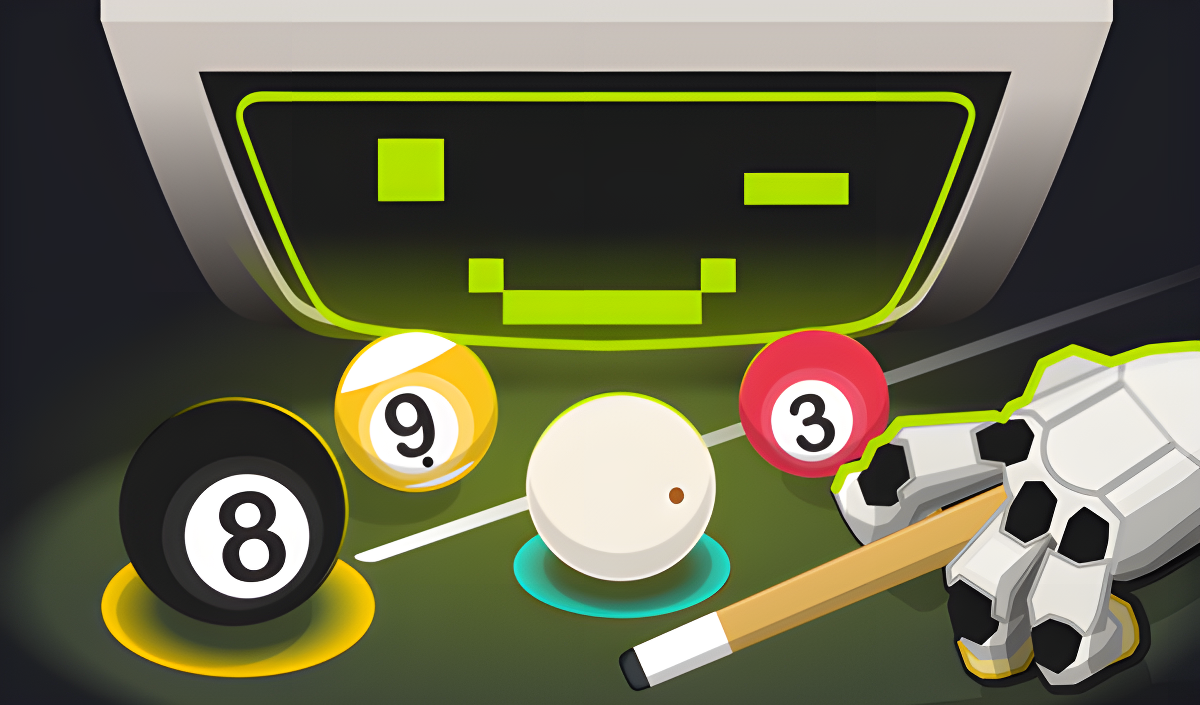 Billiard vs Computer cover art
