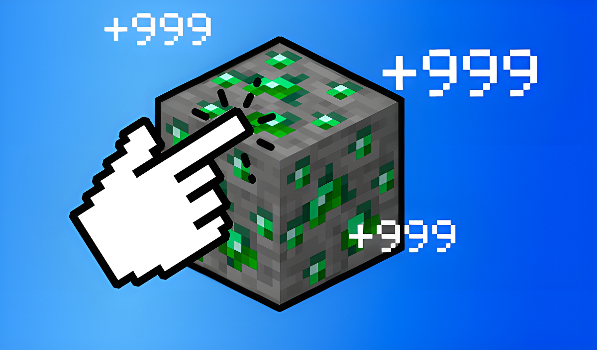 Block mining stimulation clicker