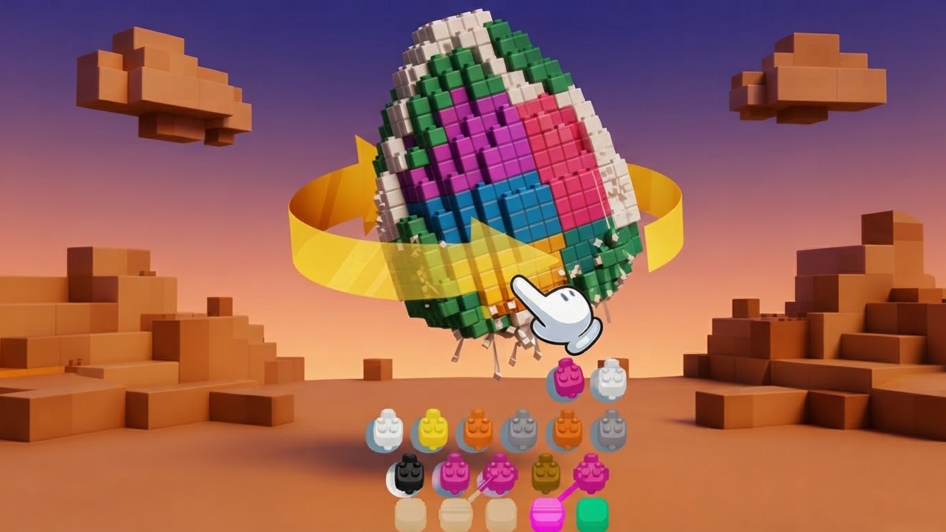 Arte da capa de Block Shooter: Cube Pixel 3D